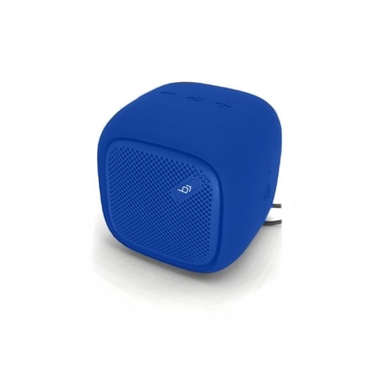 Blue miniature bluetooth speaker