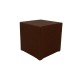 KUBB aluminum mini PC shell dressed in smooth brown leather