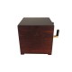 Low-power and silent mini PC with brown wooden shell