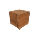 European Motherboard Wooden Walnut Cube Shaped Mini PC