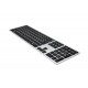 Mei 68 donkergrijs bluetooth-toetsenbord met bereik van 9 m