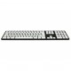 Schwarze mechanische Tastatur für Mac Bluetooth mit 9 m Reichweite