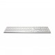 Aluminum gray mac computer keyboard, wireless with one year of battery life