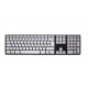 Aluminum black graphite color bluetooth & usb keyboard