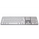 Rechargeable May 68 gray keyboard with 1-2 year battery life