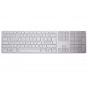 Gray aluminum usb and bluetooth keyboard CTRL BT USB ALU