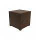 Caja de PC de madera para KUBB en fresno marrón