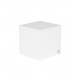 Weiße Box in Form eines Würfels für den professionellen und familiären Gebrauch